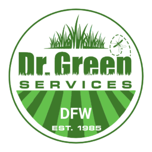 Dr. Green Services DFW logo representing expert lawn care and pest control services in the Dallas-Fort Worth area.