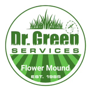 Dr. Green Services logo representing expert lawn care and pest control services in Flower Mound, TX.