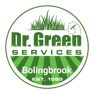 Dr. Green Services Bolingbrook logo featuring expert lawn care and pest control services in Bolingbrook, Illinois.