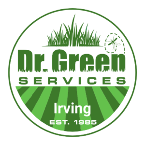 Dr. Green Services Irving logo featuring expert lawn care services in Irving, Texas.