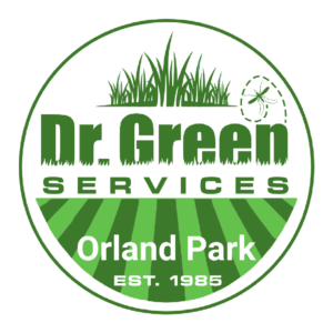 Dr. Green Services Orland Park logo, delivering expert lawn service for green and weed-free lawns in Orland Park, IL.