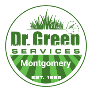 Dr. Green Services logo for lawn care in Montgomery IL