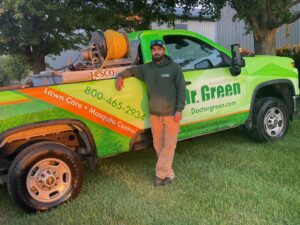 Mario, Senior Lawn Specialist at Dr. Green Services, one of the certified lawn care technicians providing expert lawn care and customer-focused service.