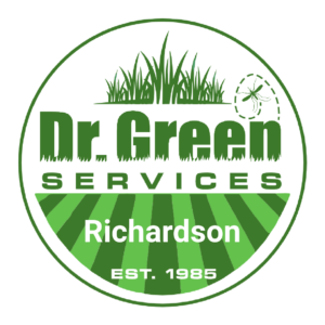 Dr. Green Services logo representing professional weed control in Richardson