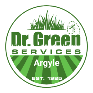 Dr. Green Services logo representing professional grub control in Argyle